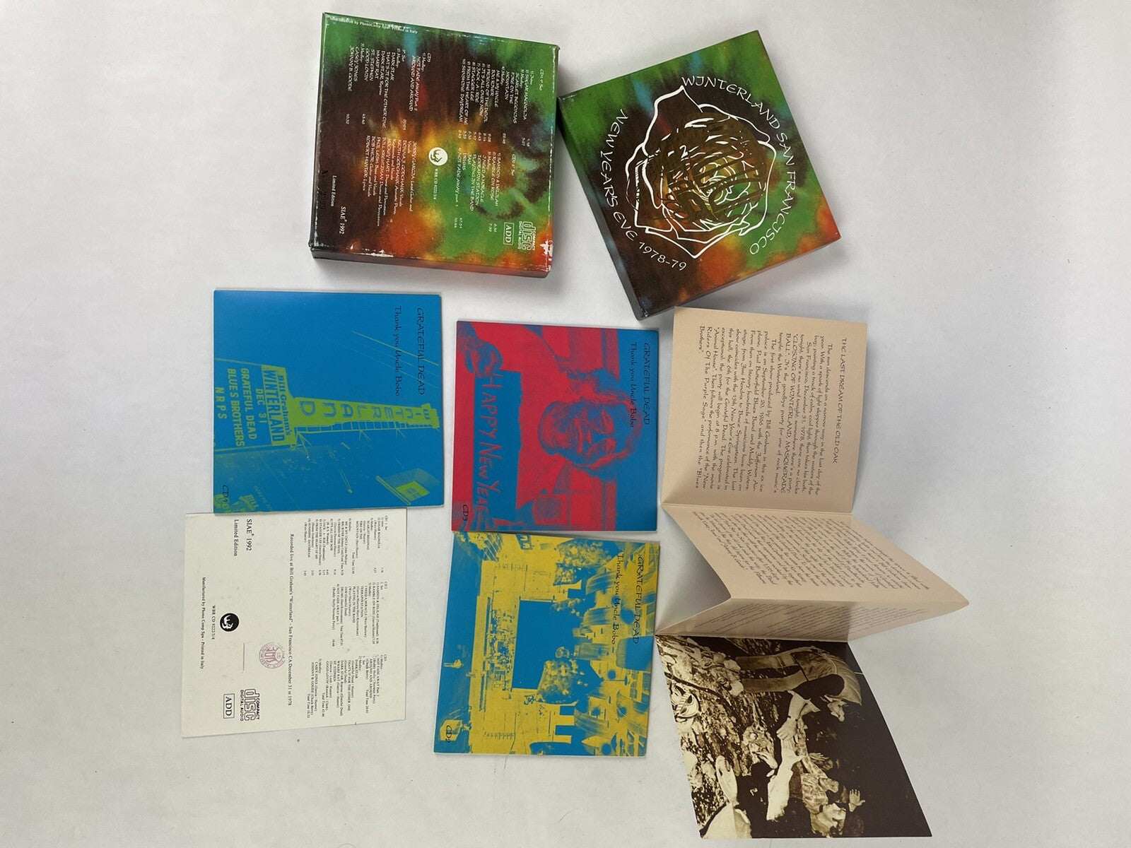 Grateful Dead Winterland San Francisco CD Set NYE 78-79' Thank You Uncle Bobo #5