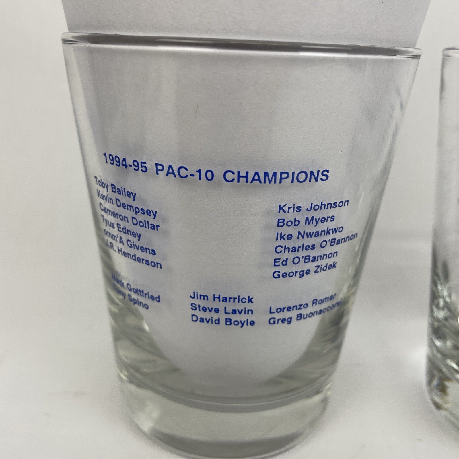 6 x UCLA Bruins Basketball Awards Banquet Bar Highball Glass 95 97 99 00 01 02