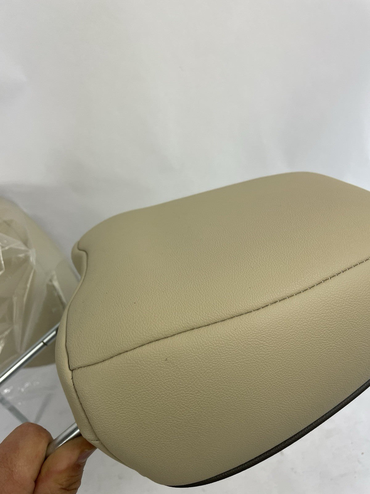 OEM Lincoln Navigator front headrest tan beige leather 2007-2014