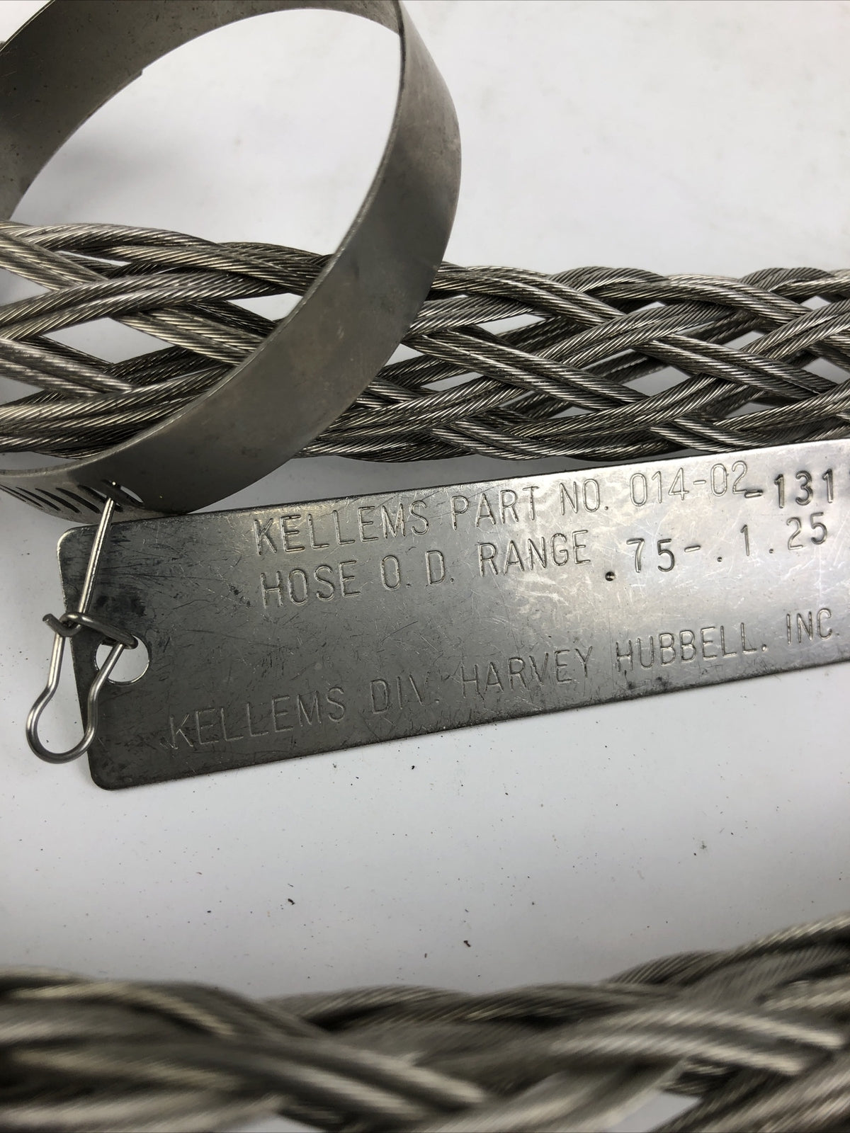7' Kellems Hose End Guard Grip Stainless Flexible Model No. 014-02-1342 - LOOK