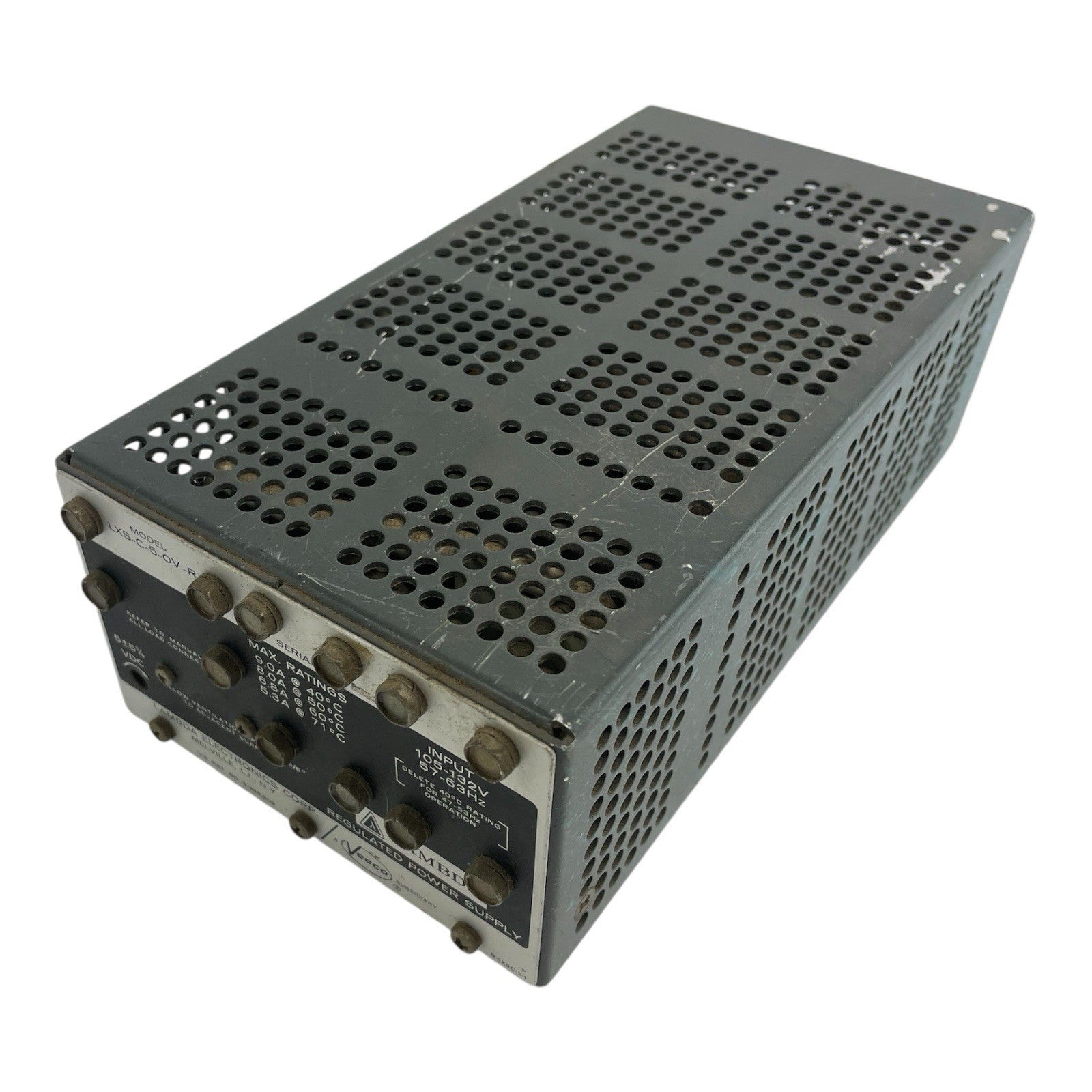 LAMBDA LXS-C-5-OV-R Regulated Power Supply Input 105-132V- 57-63 Hz