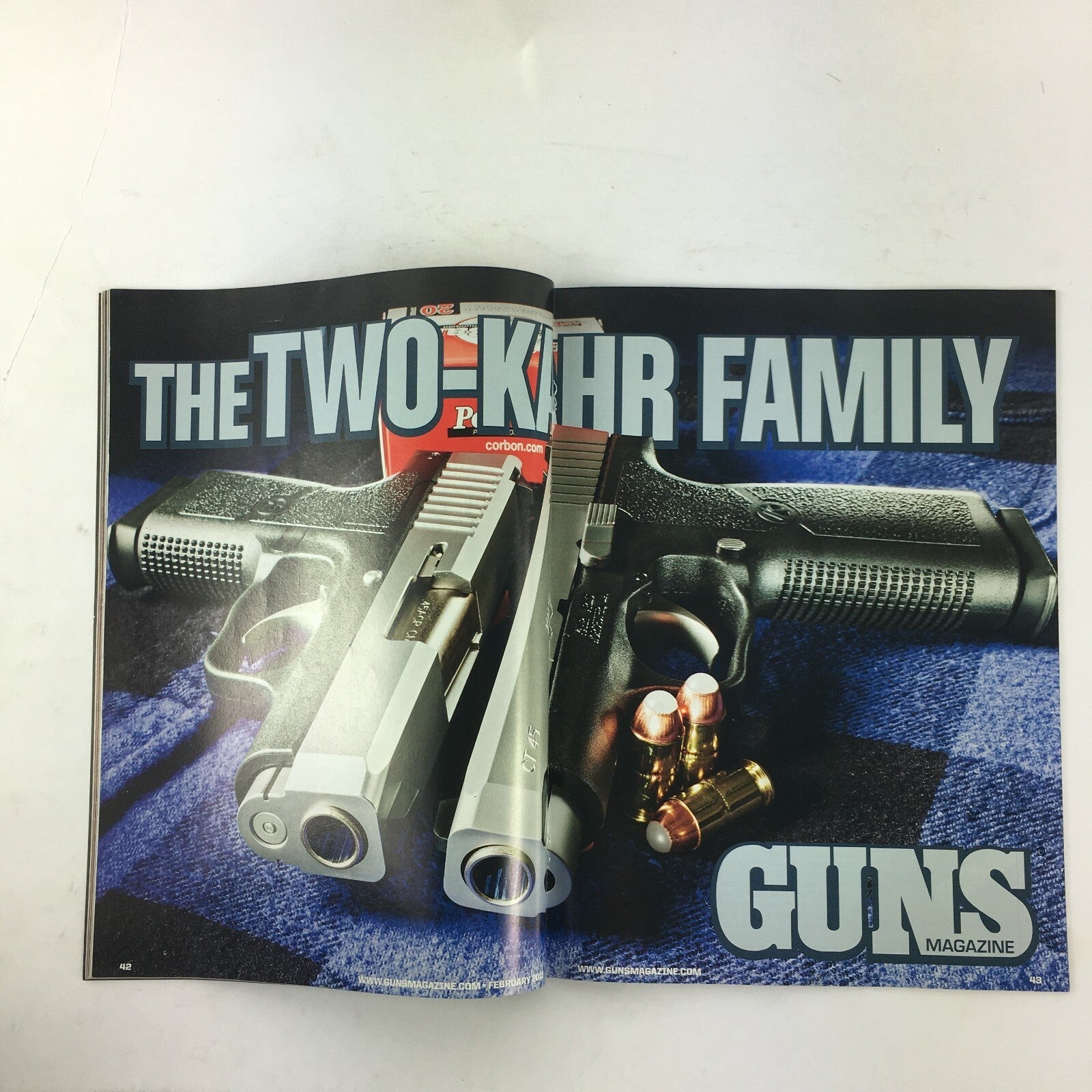February 2015 Guns Magazine Full Size Compact .45 ACP Umarex .177 APX .22 LR
