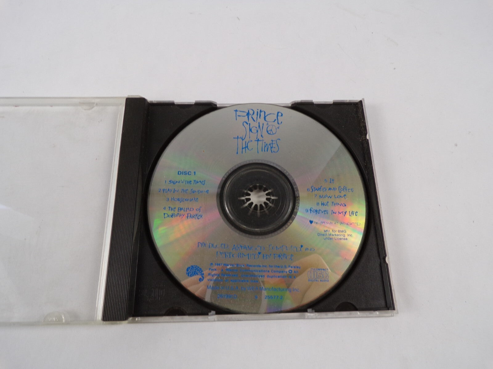 Prince Sicno The Times Sign The Times Play In The Sunswing House Qilake CD#5