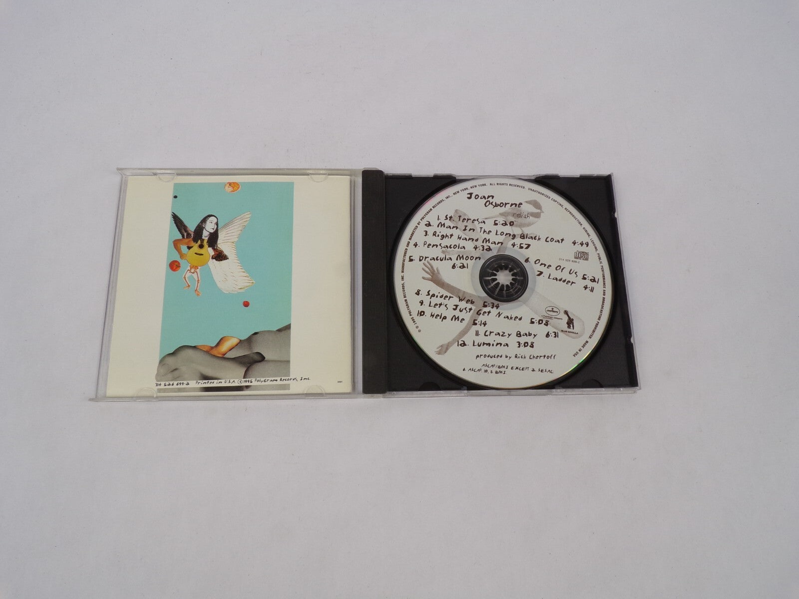 Joan Osborne Lets Just Get Naked Help me Crazy Baby Lumina Ladder Spider CD#63