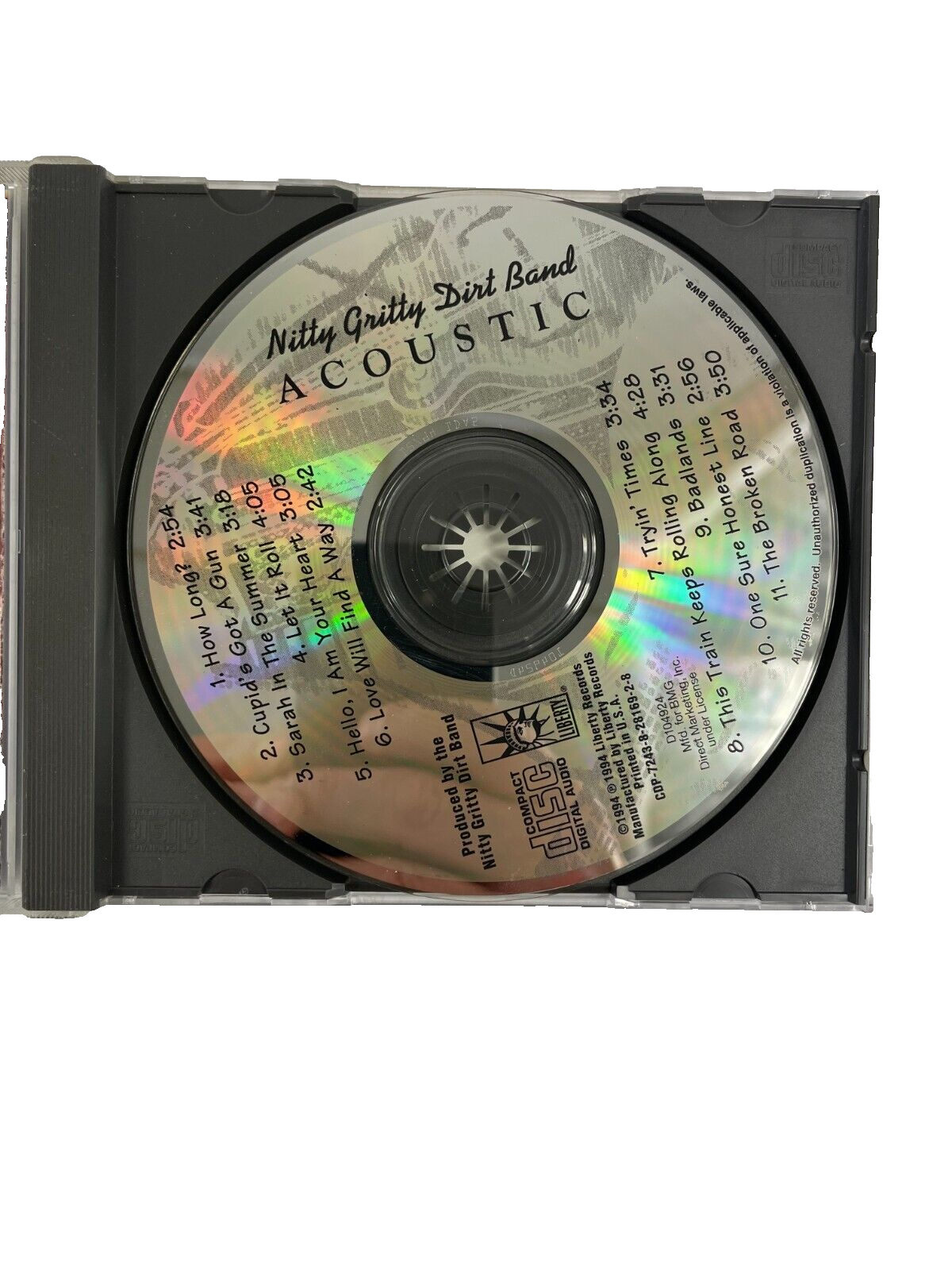 Nitty Gritty Dirt Band Acoustic How Long? Cupid's Got A Gun Let It Roll #M-N-O