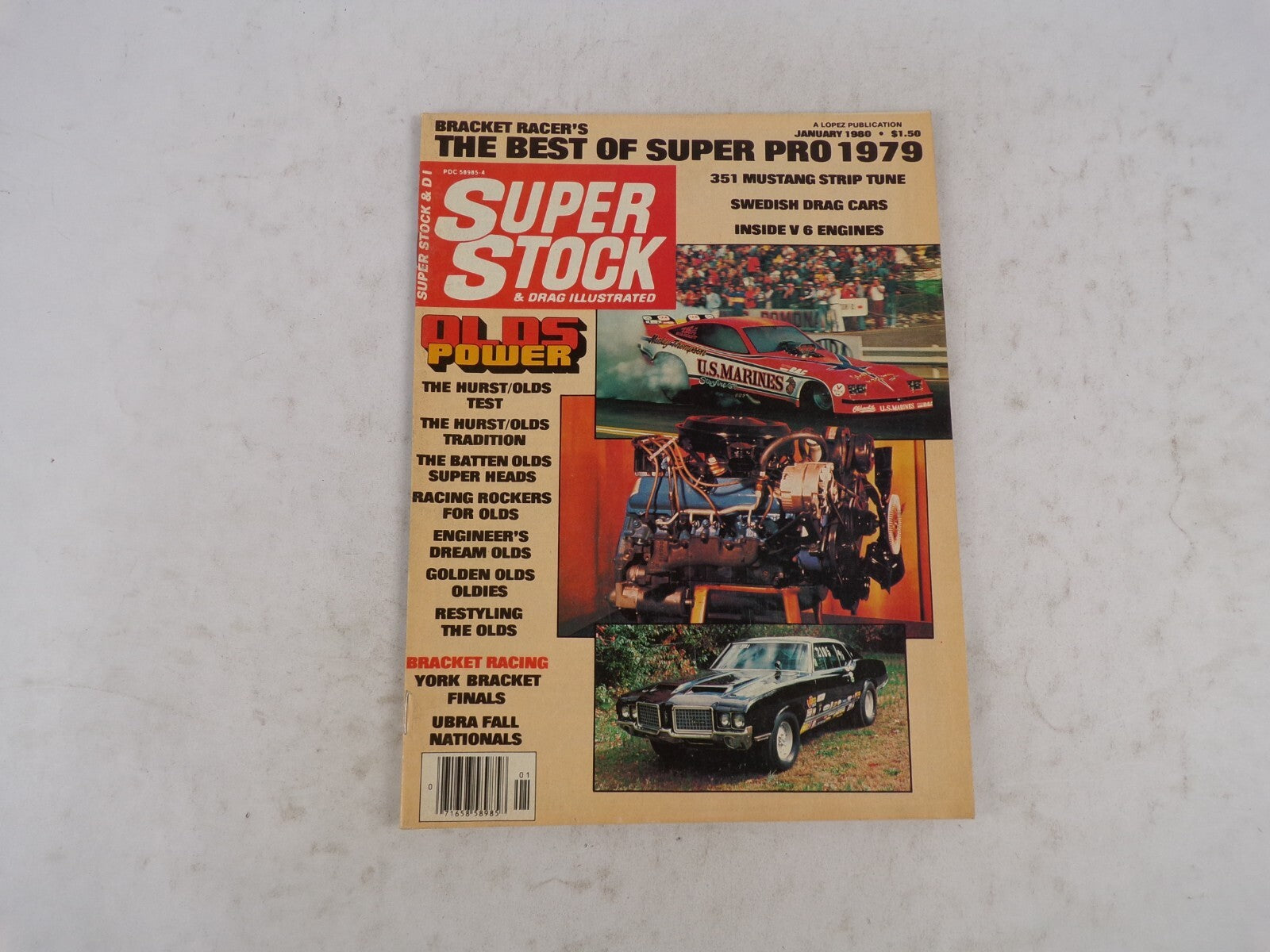January 1989 Super Stock & Drag Illustrated Bracket The Best Of Super Pro 1979