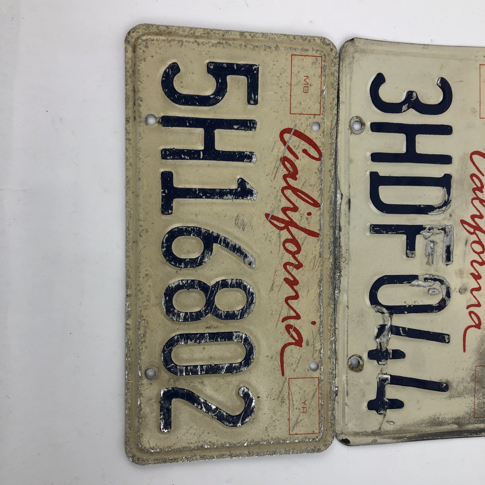 3 x California License Plates Year - 1998 +