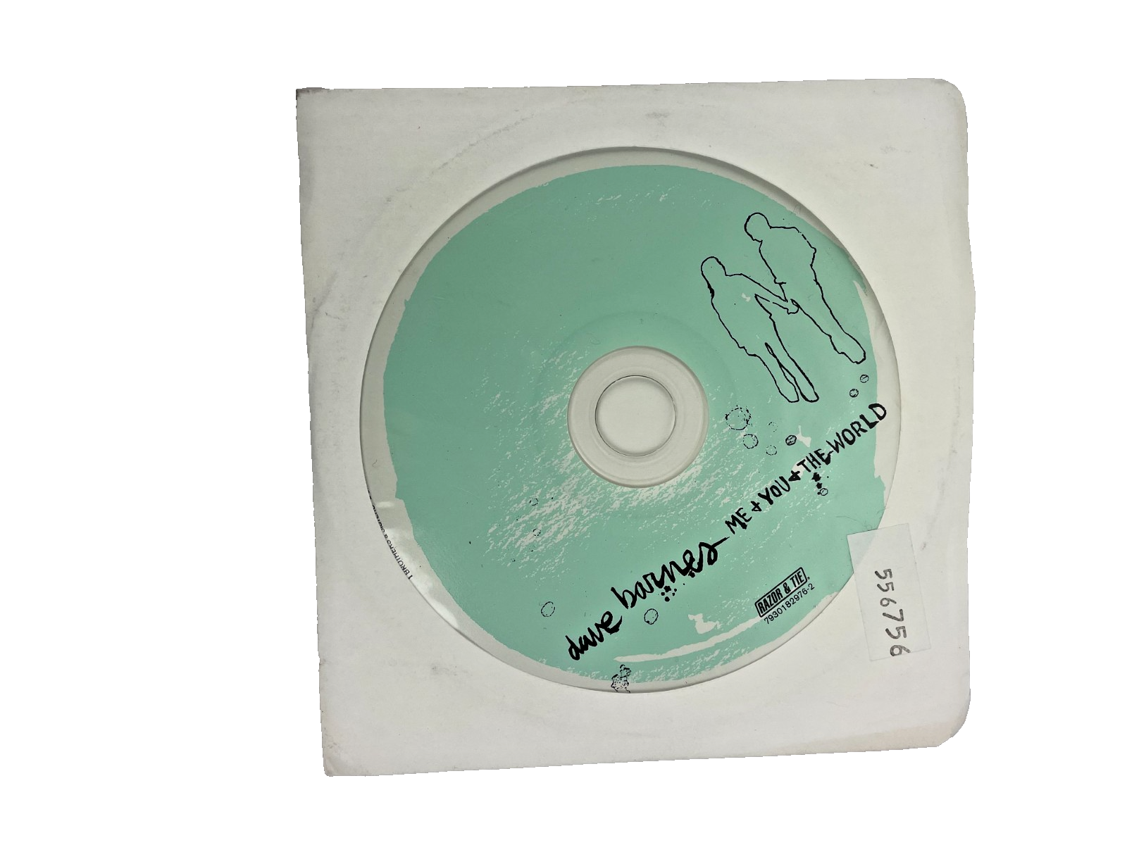 Me and You and The World by Dave Barnes Digital Audio CD Razor & Tie, Raz 2008