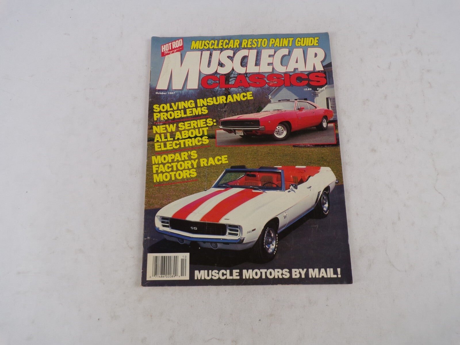October 1987 Muscle car Classics Resto Paint Guide Solving Insurance Problems