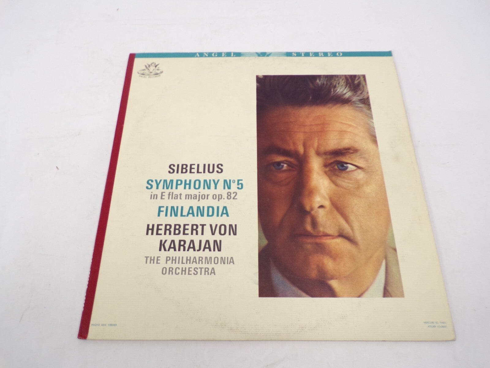 Sibelius Symphony Finlandia Herbert Von Karajan Philharmonia Vinyl Record