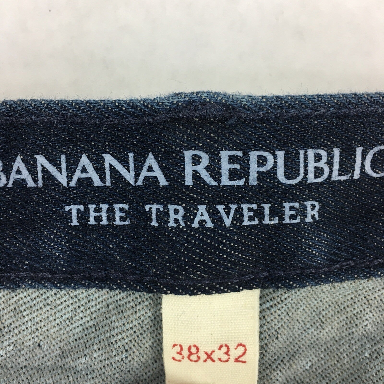 Banana Republic Mens Jeans The Traveler Slim 38x32 Blue Wash