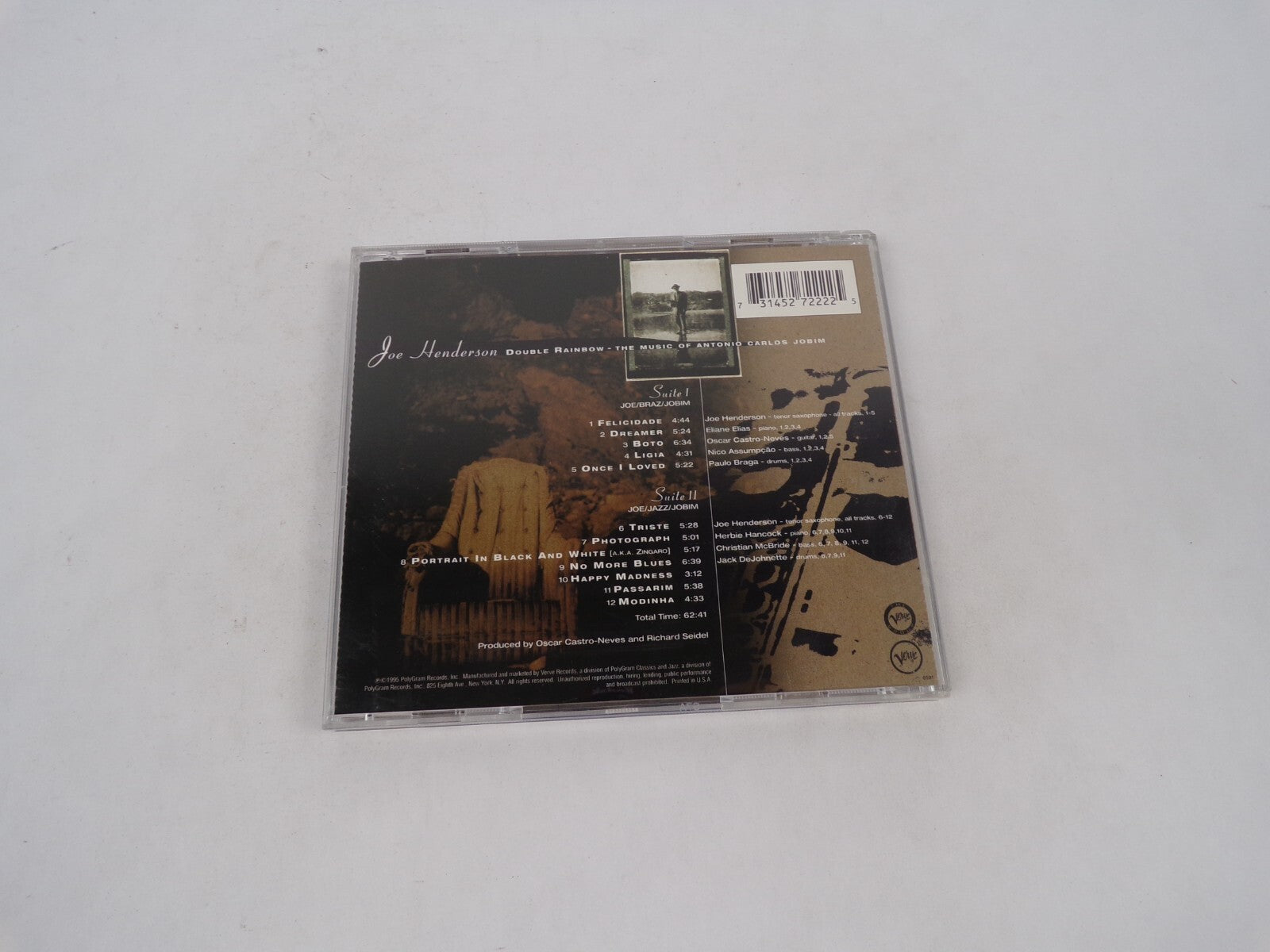 Joe Henderson Double Rainbow The Music Of Antonio Carlos Jobim Felicidade CD#71