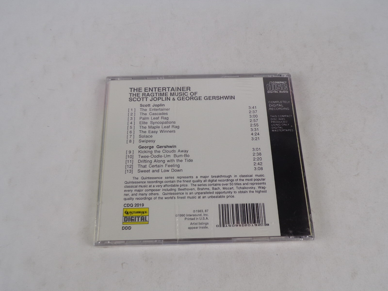 Piano Rags Scott Joplin The Entertainer Maple Leaf Rag The Cascades The CD#54