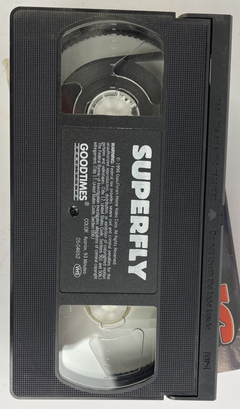 SUPER FLY- Ron O'Neal - Mob Won't Let Black Cocaine Dealer Retire VHS Movie