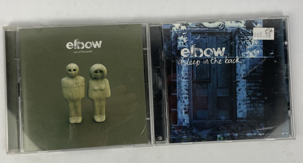 2 x ELBOW Digital Audio Cd - Asleep in the Back 2001 - Cast of Thousands 2004