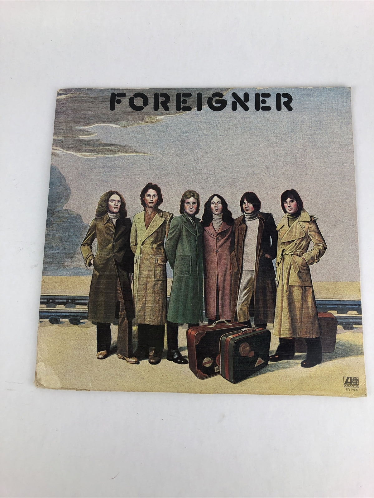 FOREIGNER 1st LP w Hype Sticker-1977 Atlantic 18215 *VGC* Free Shipping