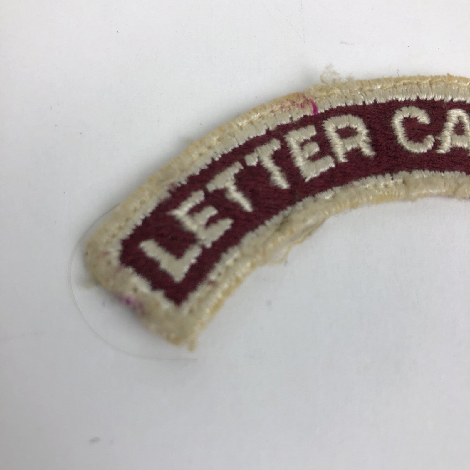 Rare Vintage Sew On Embroidered Patch Letter Carrier Arm Sleeve Badge 3"
