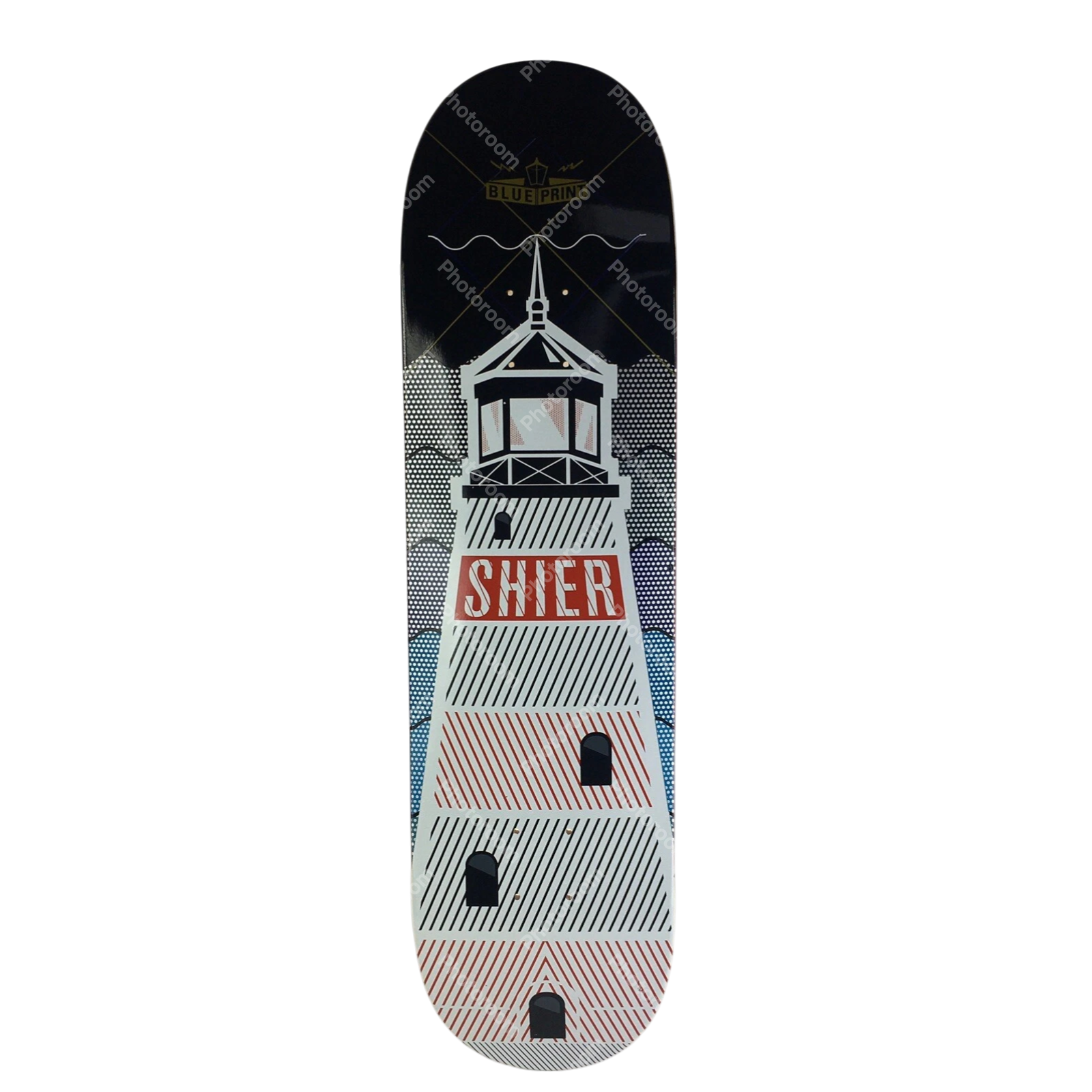 BLUEPRINT skateboards deck 8.25” RARE quality Paul Shier Tower Rare