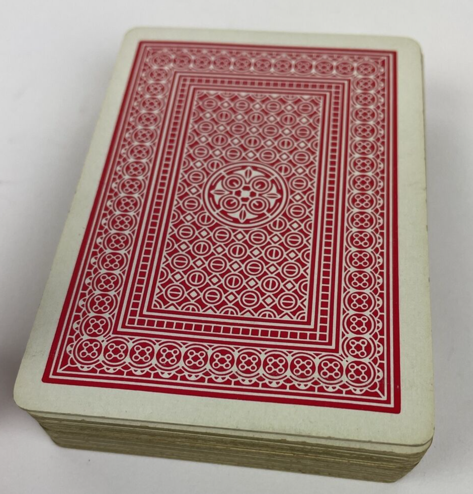 Vintage Aviator Playing Cards Deck Red White Box no. 914 Partial Tax Stamp - USA