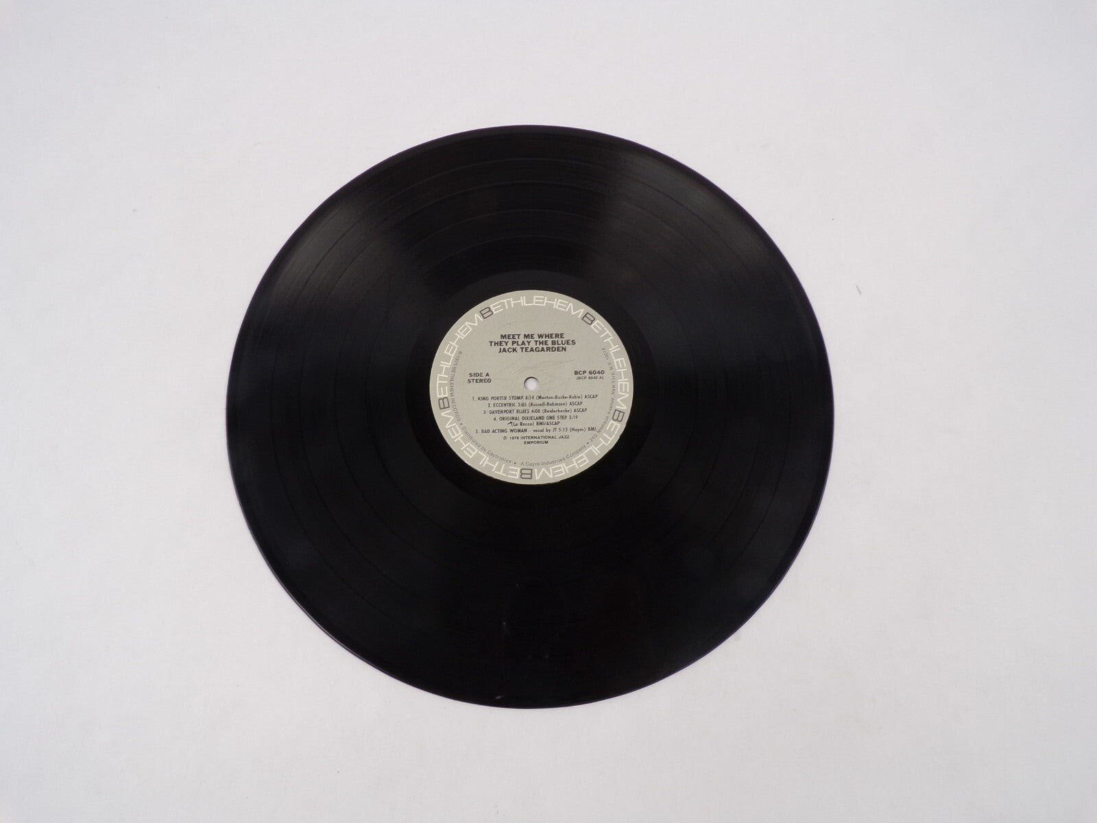 Meet Me Where They Play The Blues Jack Teagarden Eccentric Vinyl Record