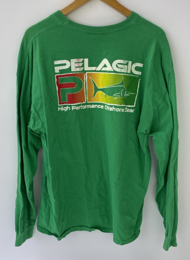 Lot of 4 x Pelagic Kill Fish FV Charger SD Shirt Mens Deep Sea Fishing Shirt XL