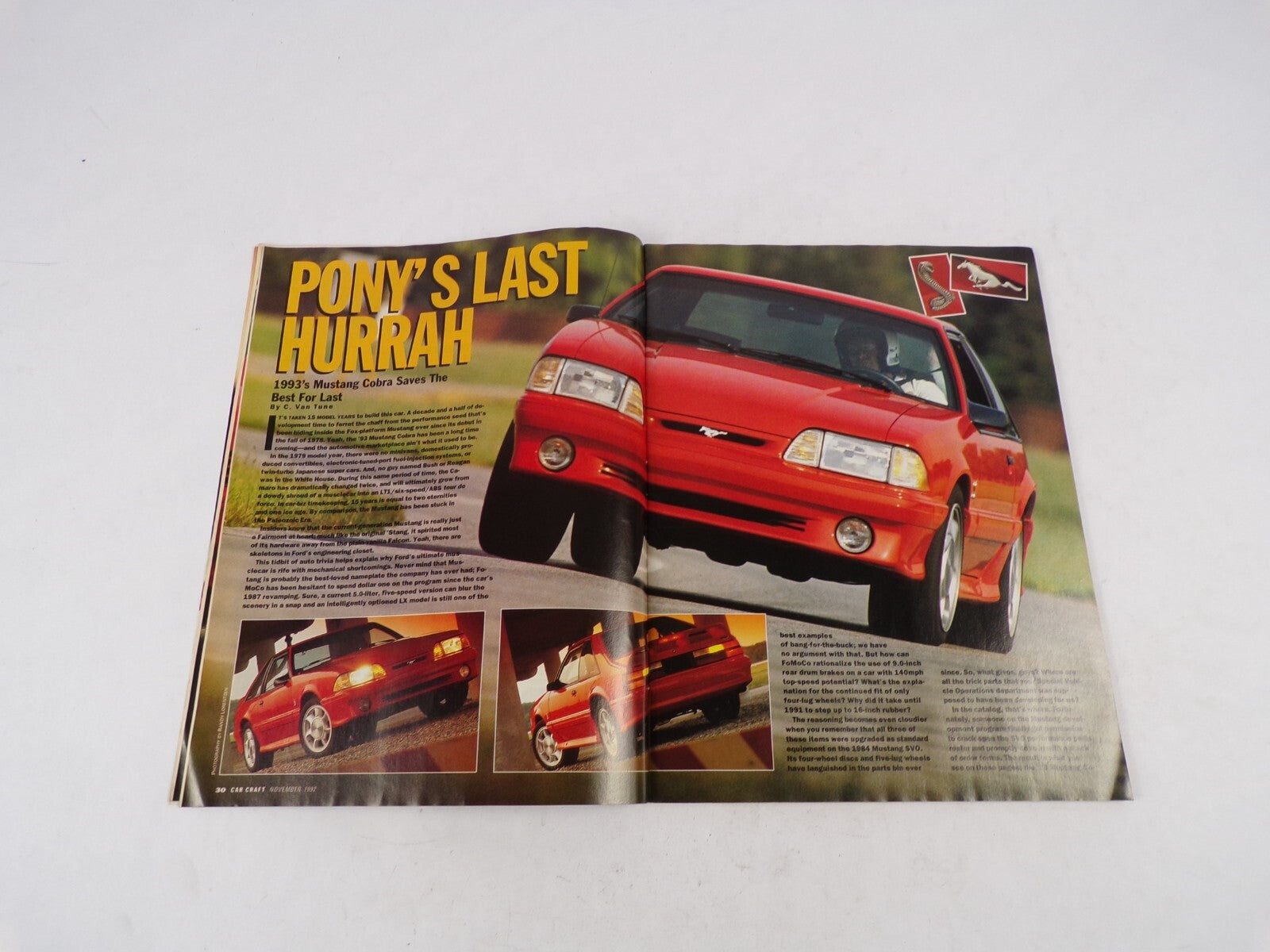 November 1992 Car Craft Pro Street Shootout New Big-Block Heads! Win A Dream Sho