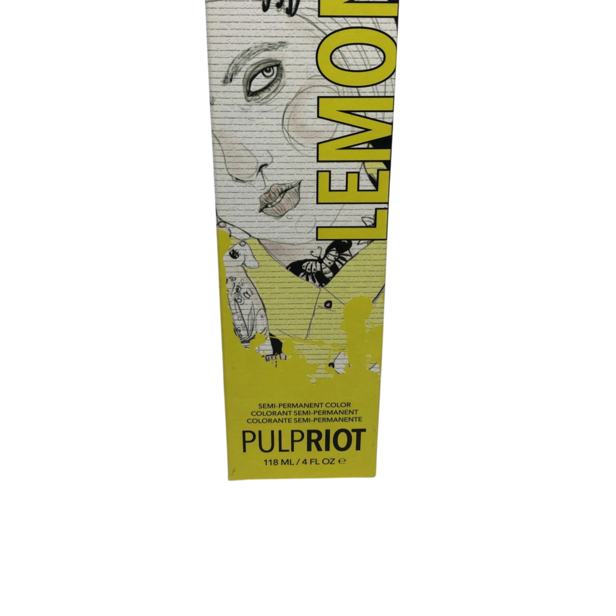 Pulp Riot Semi-Permanent Color LEMON - Yellow Unisex - 4 oz Hair Color * FSTSHP