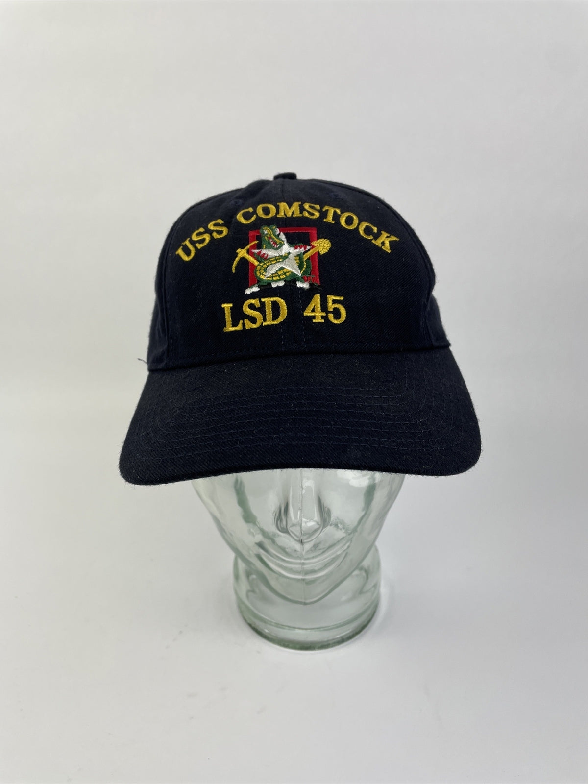 USS COMSTOCK LSD 45 The Corps United States Navy Hat Cap Snap Back Adjustable