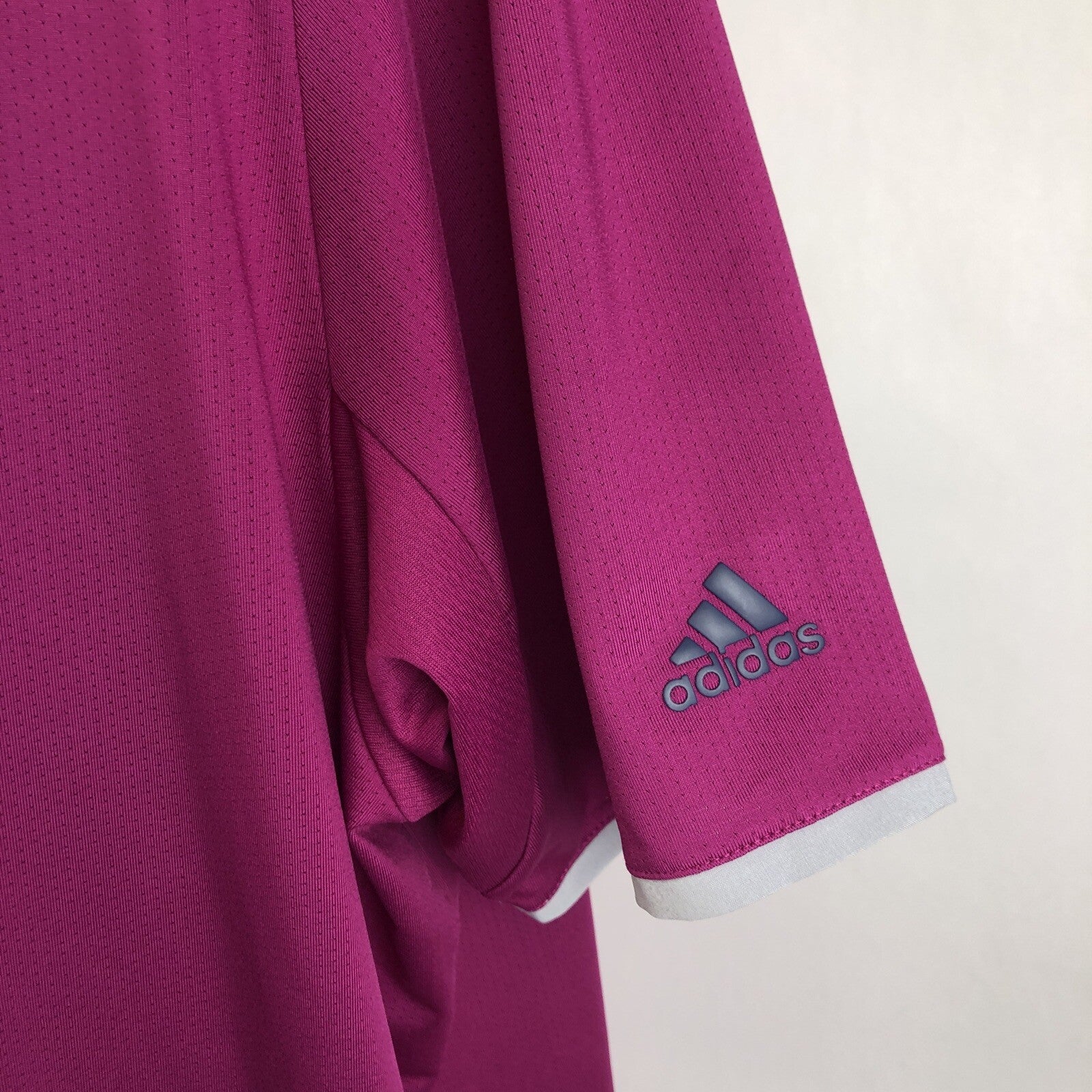 Adidas Climacool Mens Golf Shirt XL The Players Course TPC Las Vegas Fuchsia VGC
