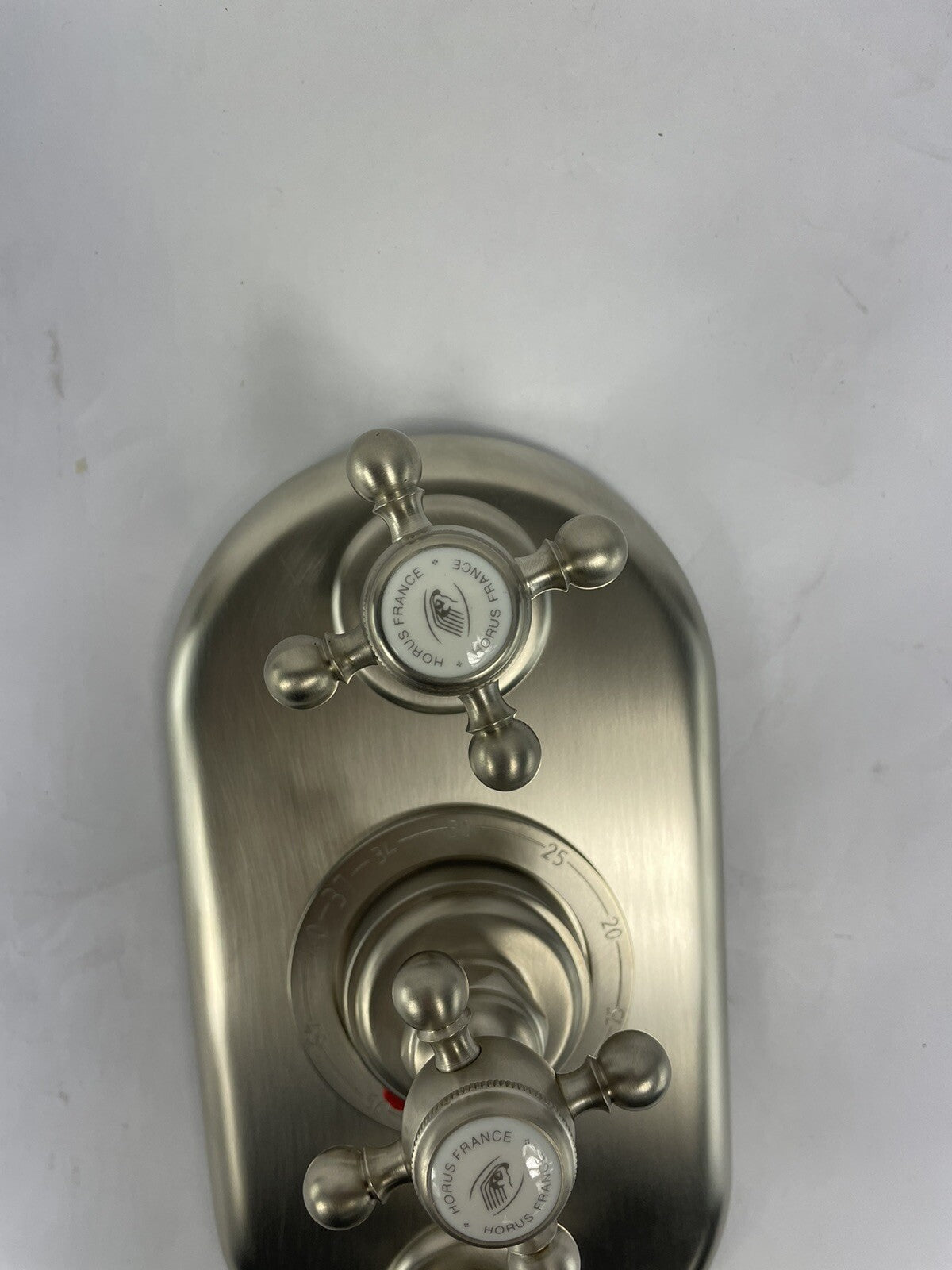 Horus France Julia 527 matte nickel thermostatic shower valve trim