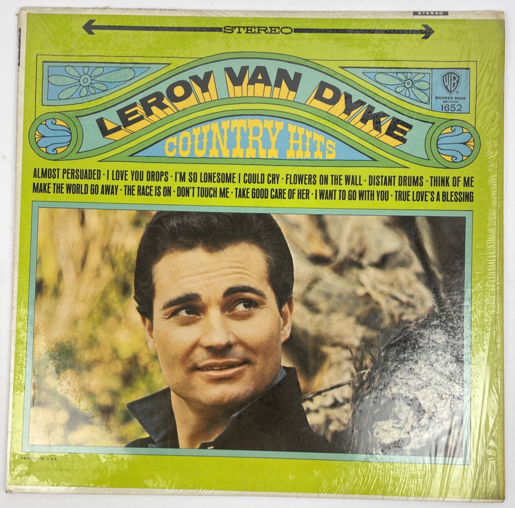 Leroy Van Dyke Country Hits Vinyl LP record Warner Bros 1652 MONO