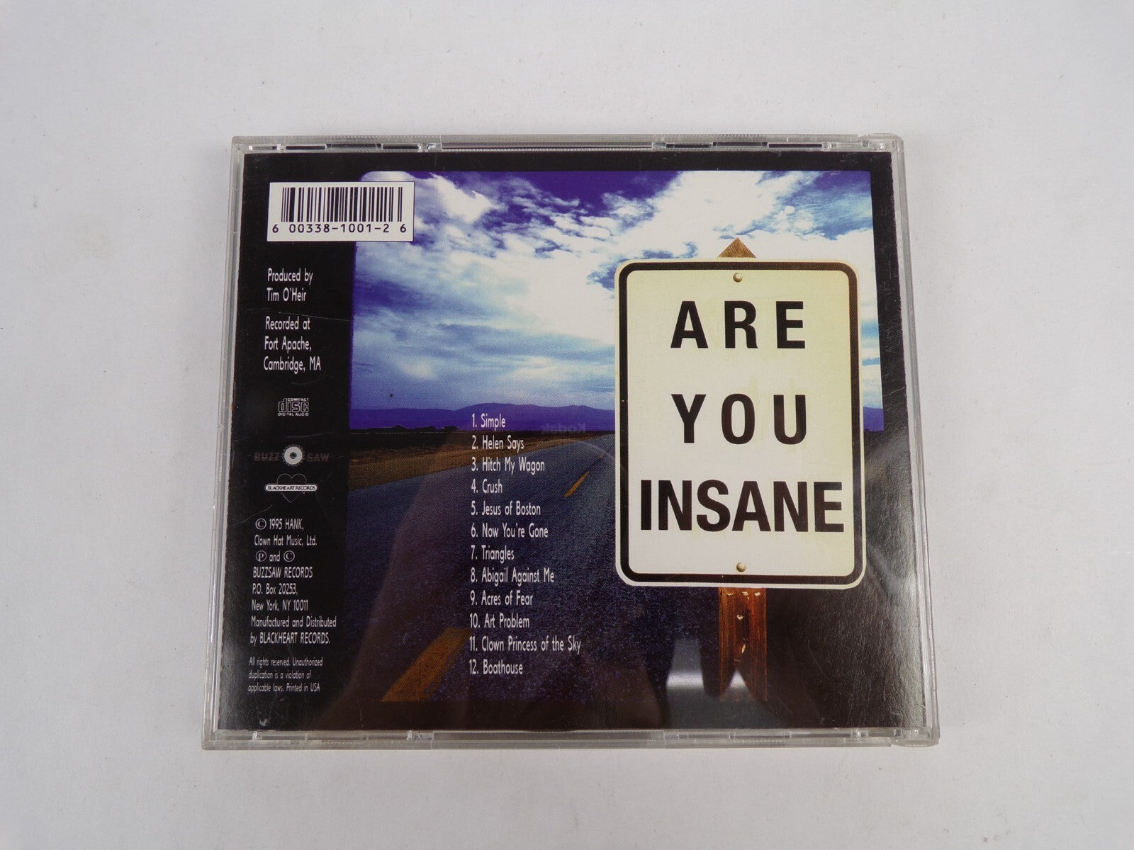 Hank Are You Insane ? CD #11