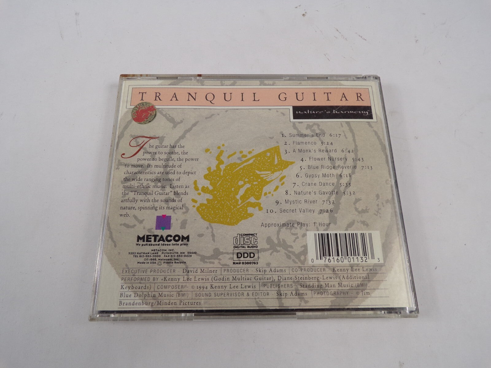 Tranquil Guitar Nature's Harmony Summer's End Flamenco Flower Nursery CD#61