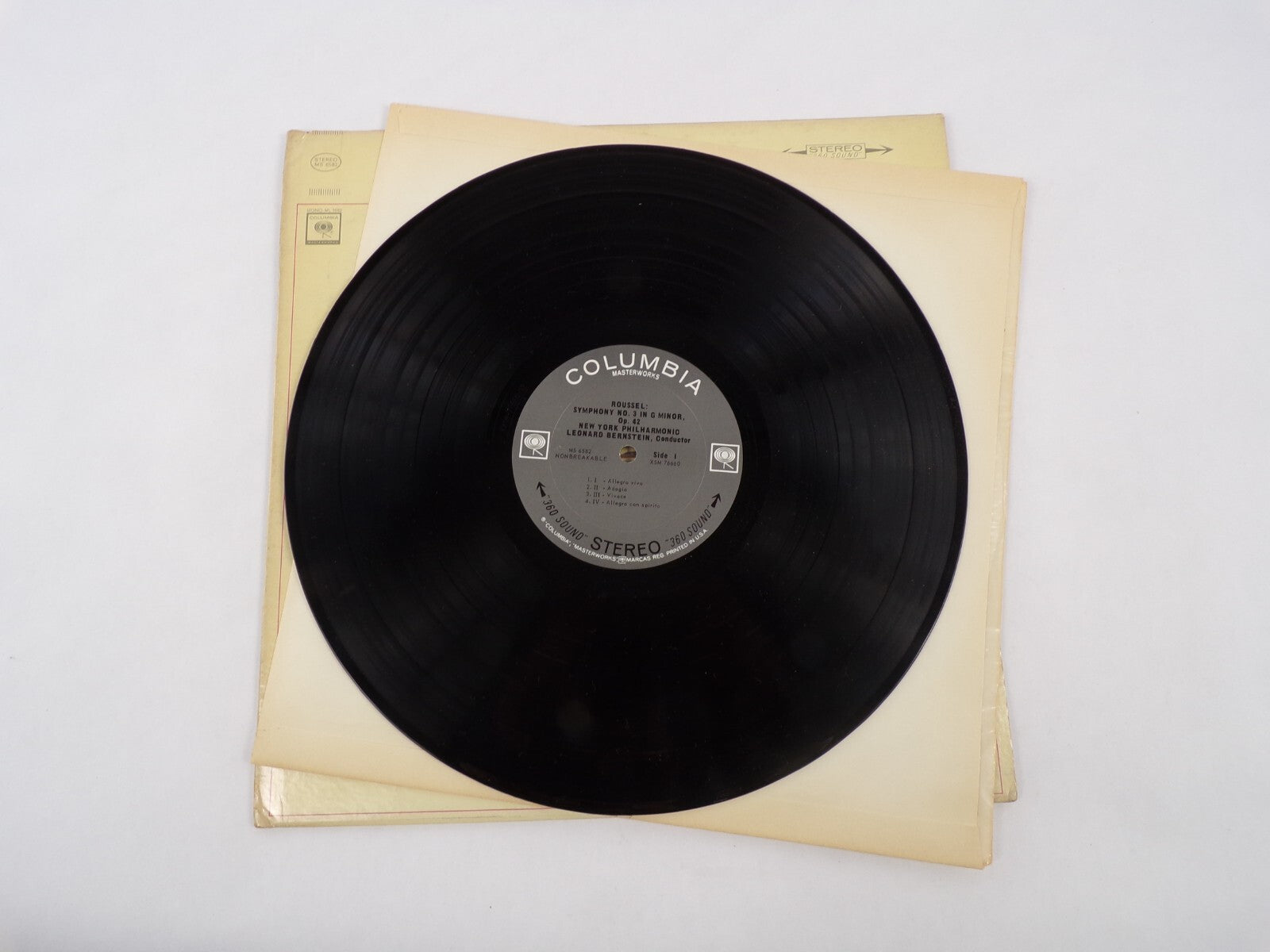 Leonard Bernstein New York PhilharmonicTwo Modern French Masterpieces Messia