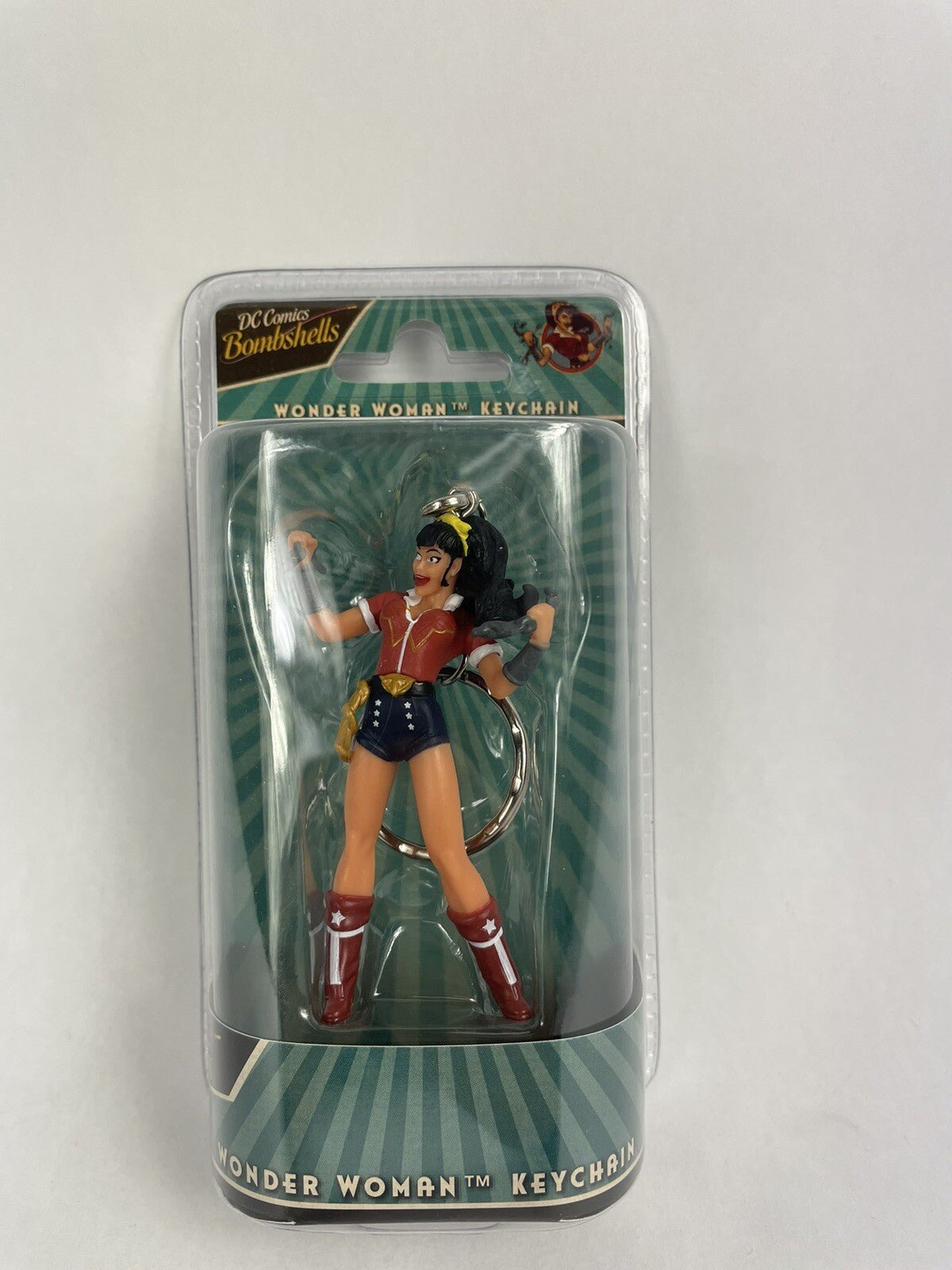 DC Comics Bombshells Collector Series Wonderwoman Wonder Woman Keychain Sealed