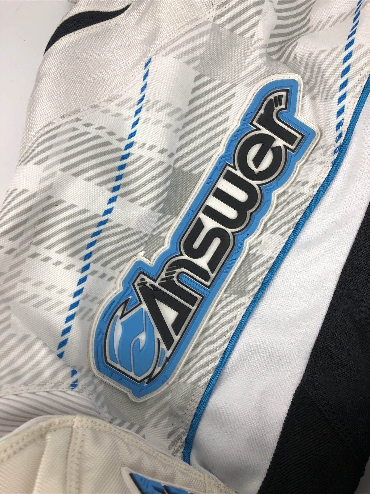 Answer Racing 2010 WMX Motocross MX ATV Pants White Black Girls Youth Size 4