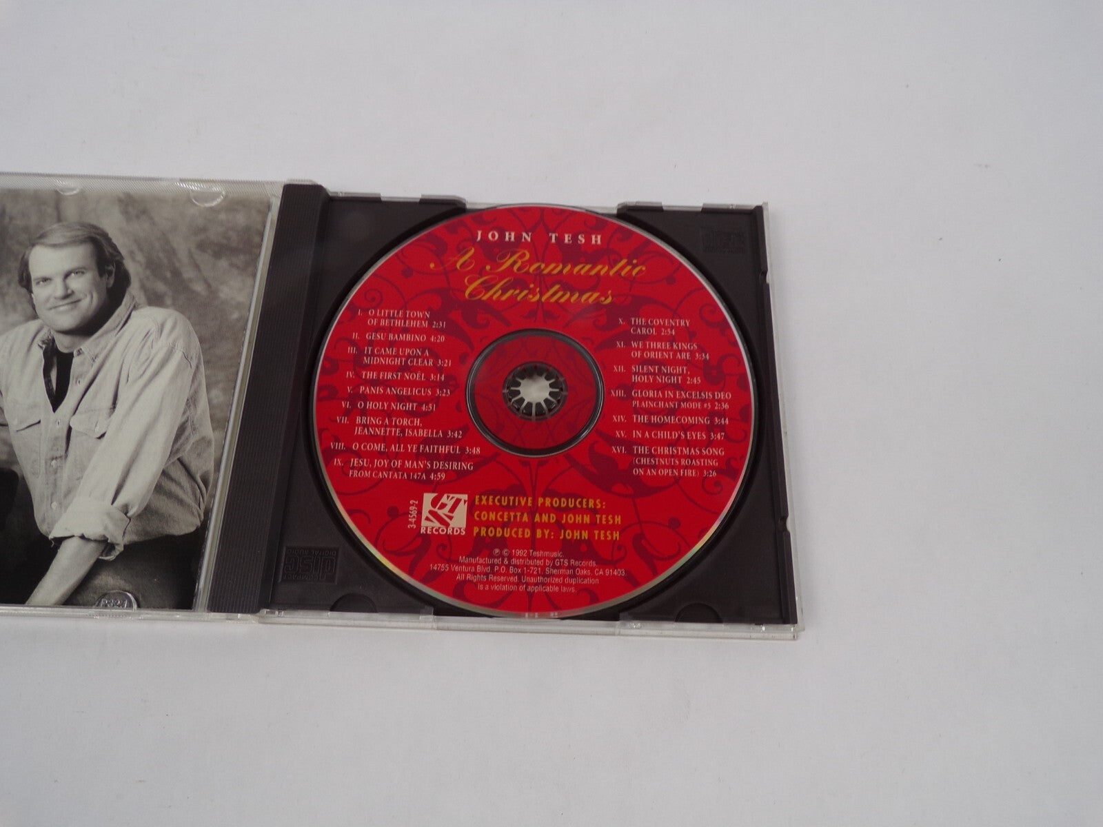 A Romantic Christmas John Tesh O Little Town Of Bethlehem Gesu Bambino It CD#67