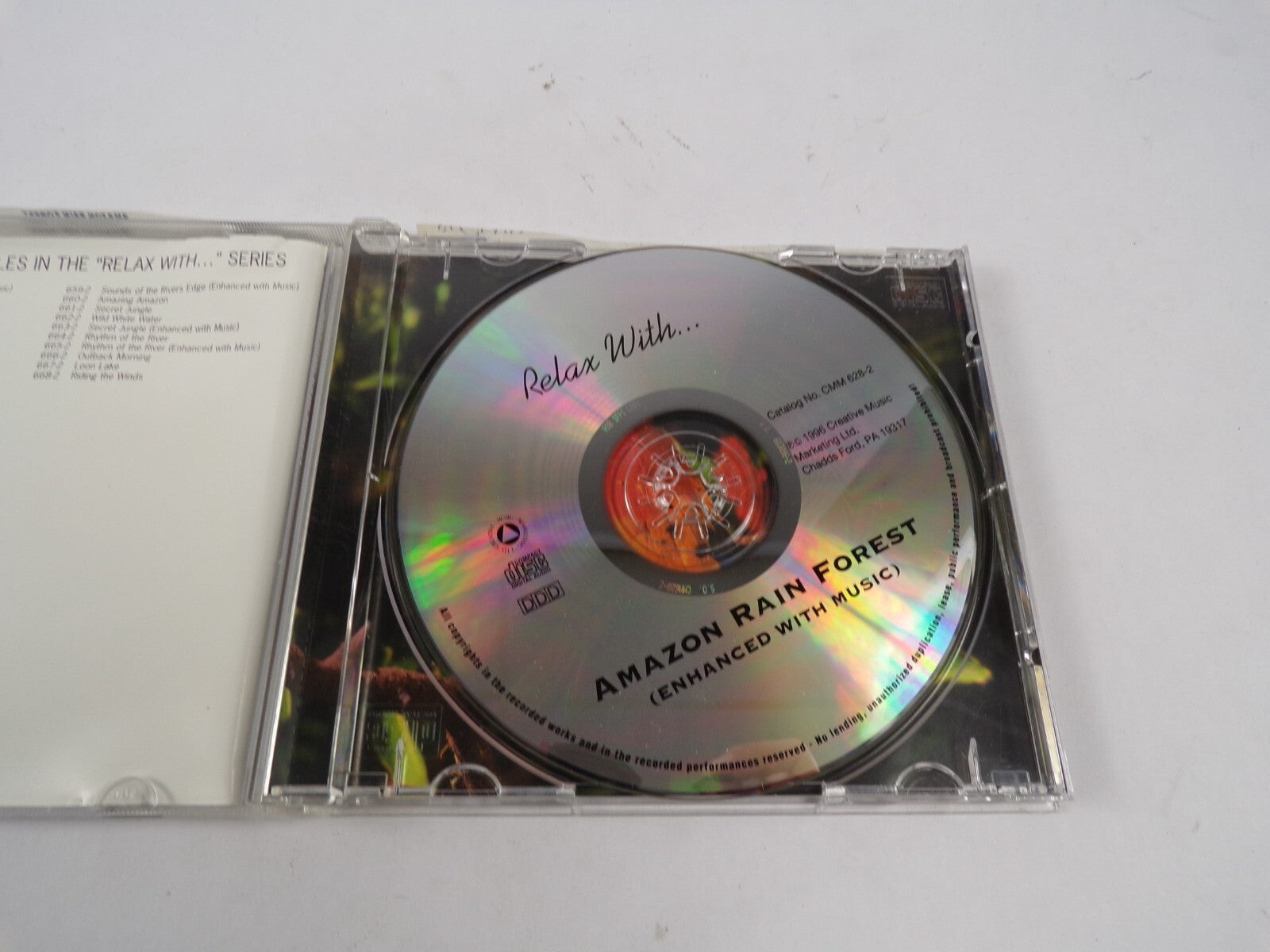Amazon Rain Forest Enhanced With Music The Soothing Exotic Sounds CD#61