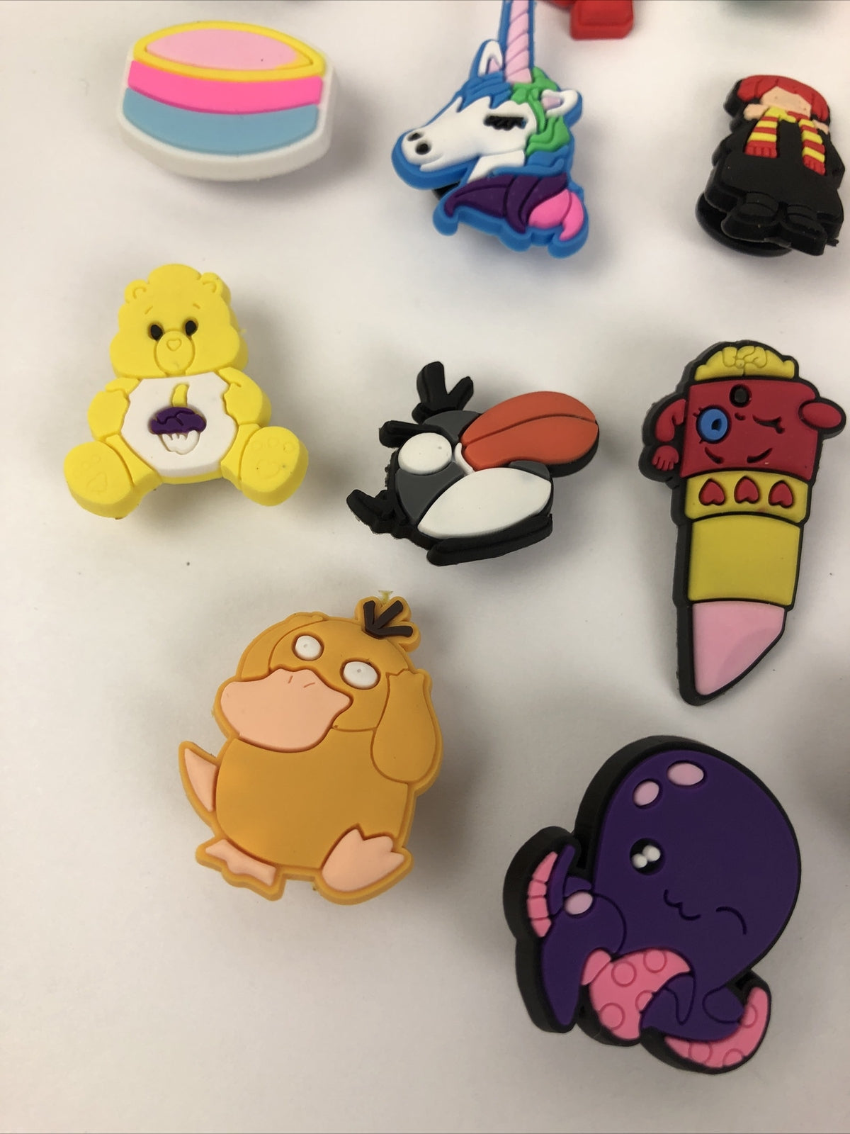 28 Pieces Cute Peace Shoes Charms Croc Clog Sandals Decoration, Puppy Pet Charms