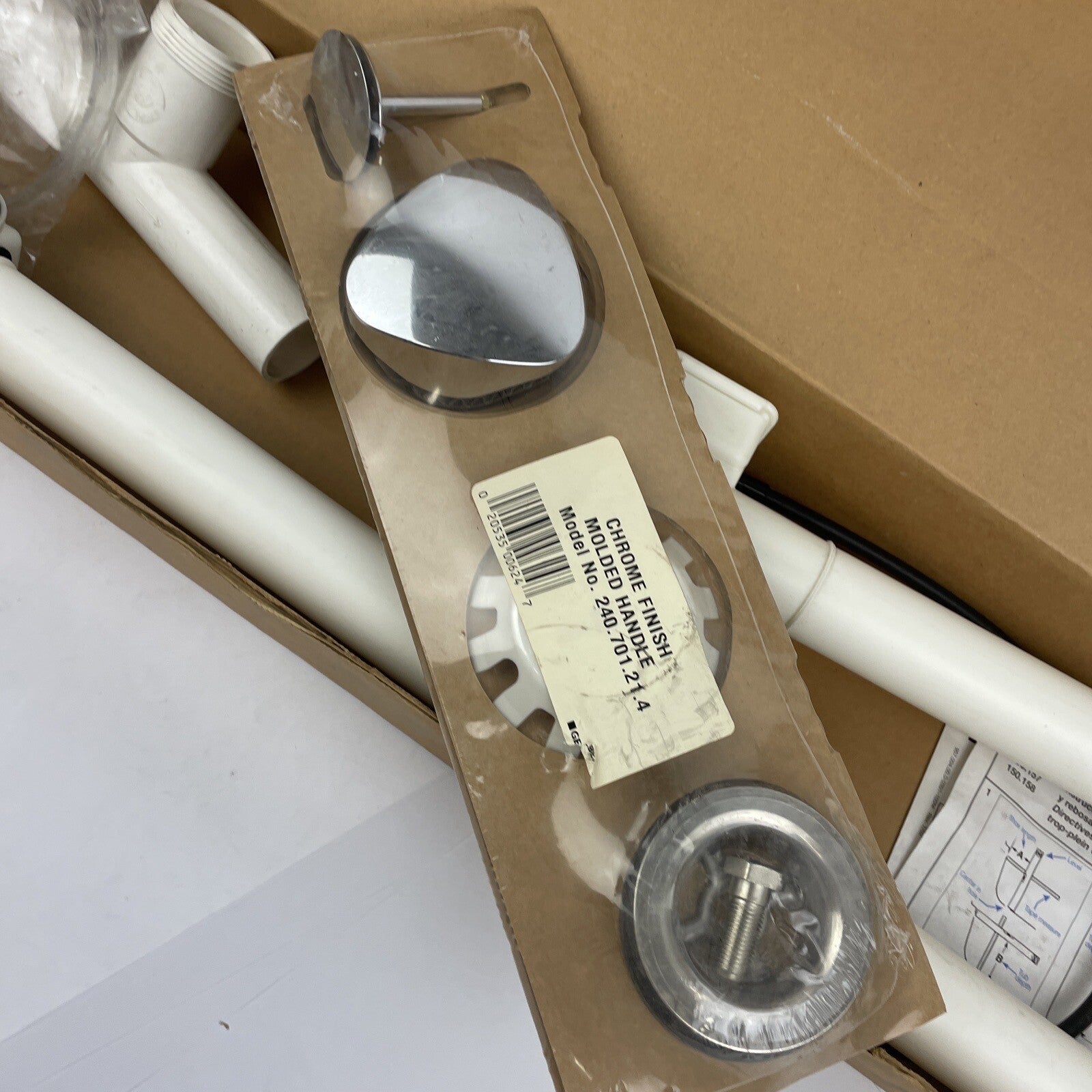 Geberit Push Control BWO Bath & Waste Overflow Chrome Finish 150.157.21.4 - LOOK