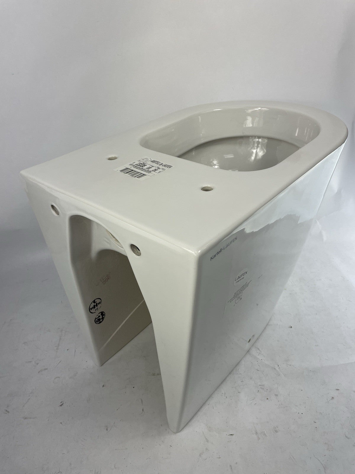 Laufen Kartell Toilet 21 1/2" Dual Flush Wall Hung Rimless Water Closet Bowl