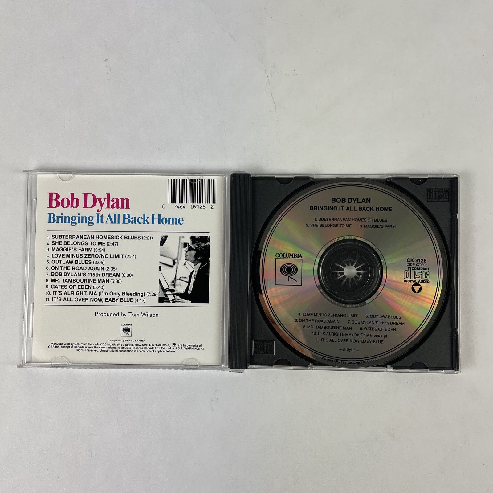 Bob Dylan – Bringing It All Back Home CD (1989) #16