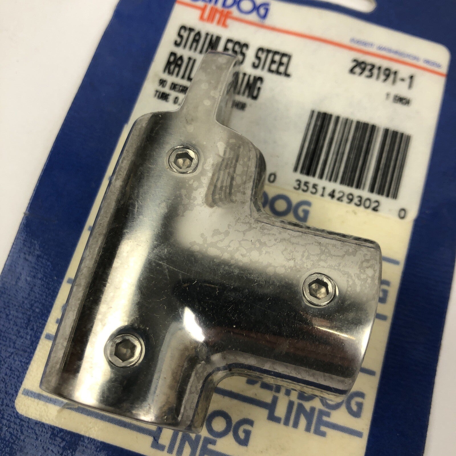 Sea-Dog Line 293191-1 Stainless Steel Cable Anchor 1" NOS - Look