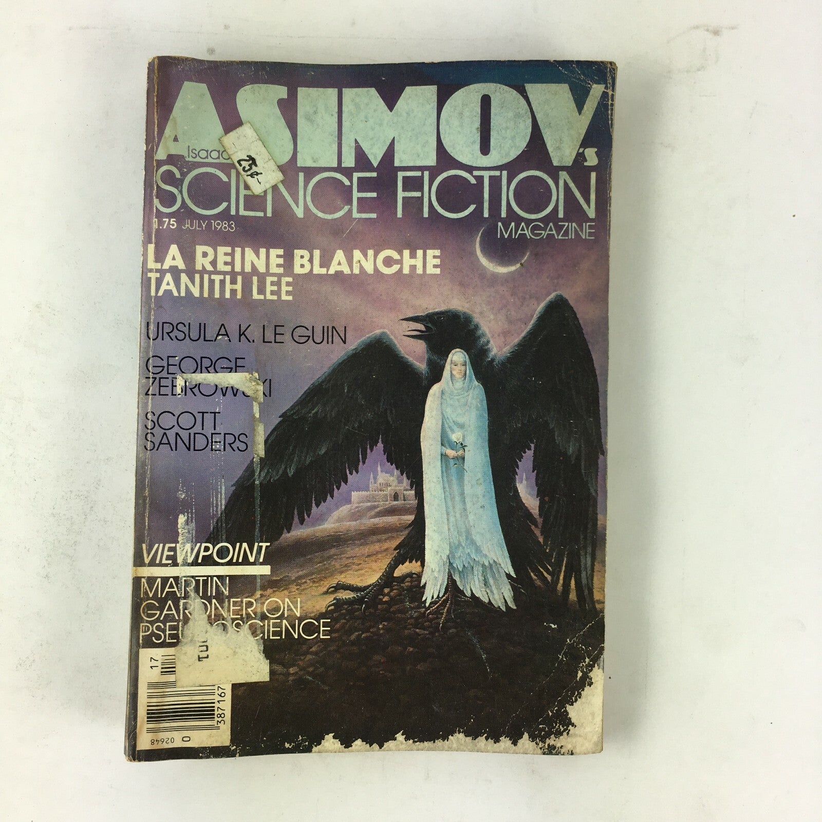 July 1983 Isaac Asimov's Science Fiction Magazine LA Reine Blanche Tanith Lee