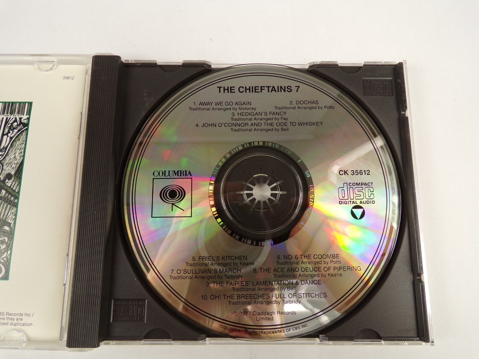the Chieftains Away We Go Again Dochas Friel's Kitchen Hedigan's Fancy CD#43