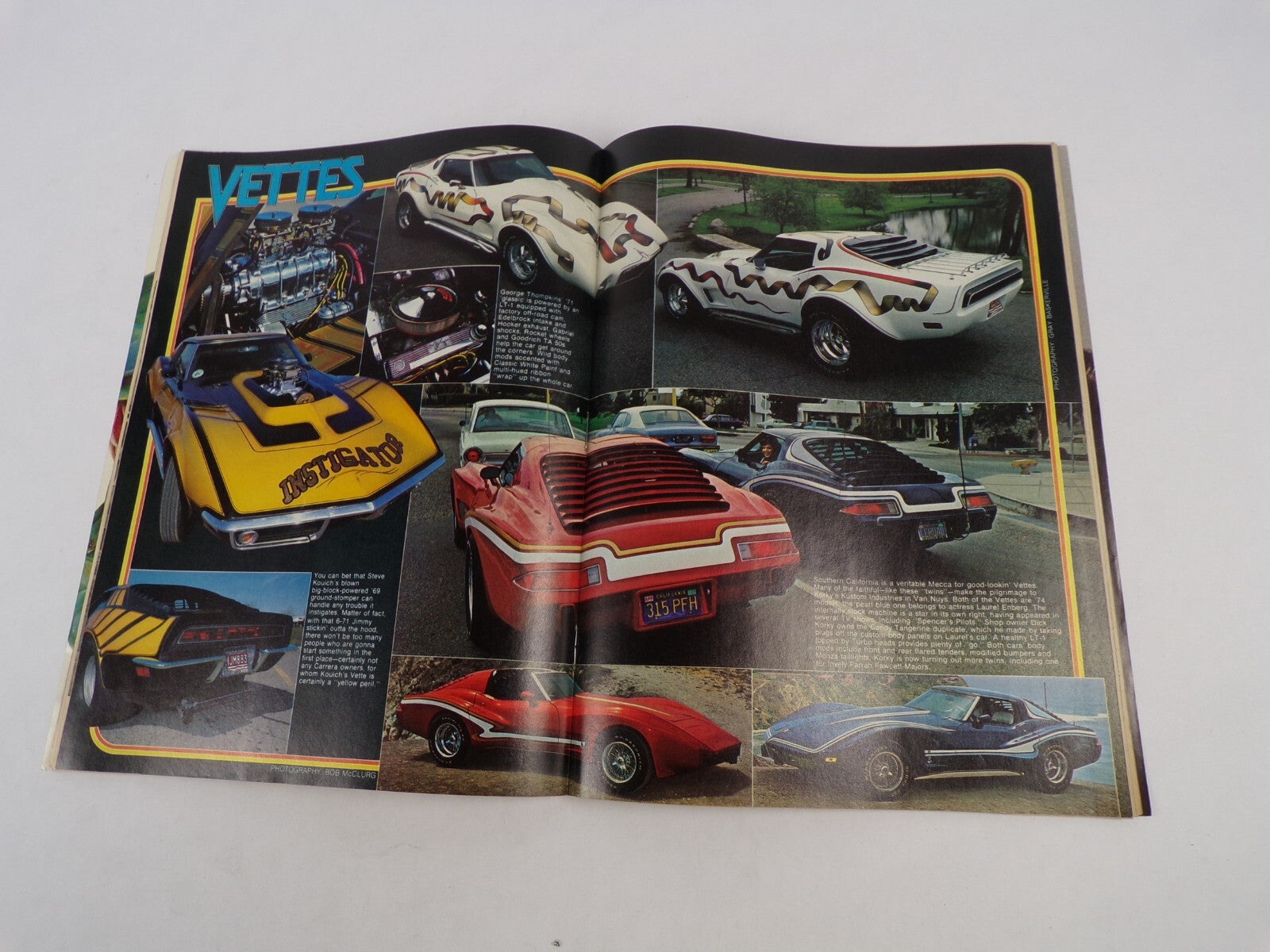 September 1977 Hot Rod Magazine Vette Giant Vette Color Section 25 Vette Tips