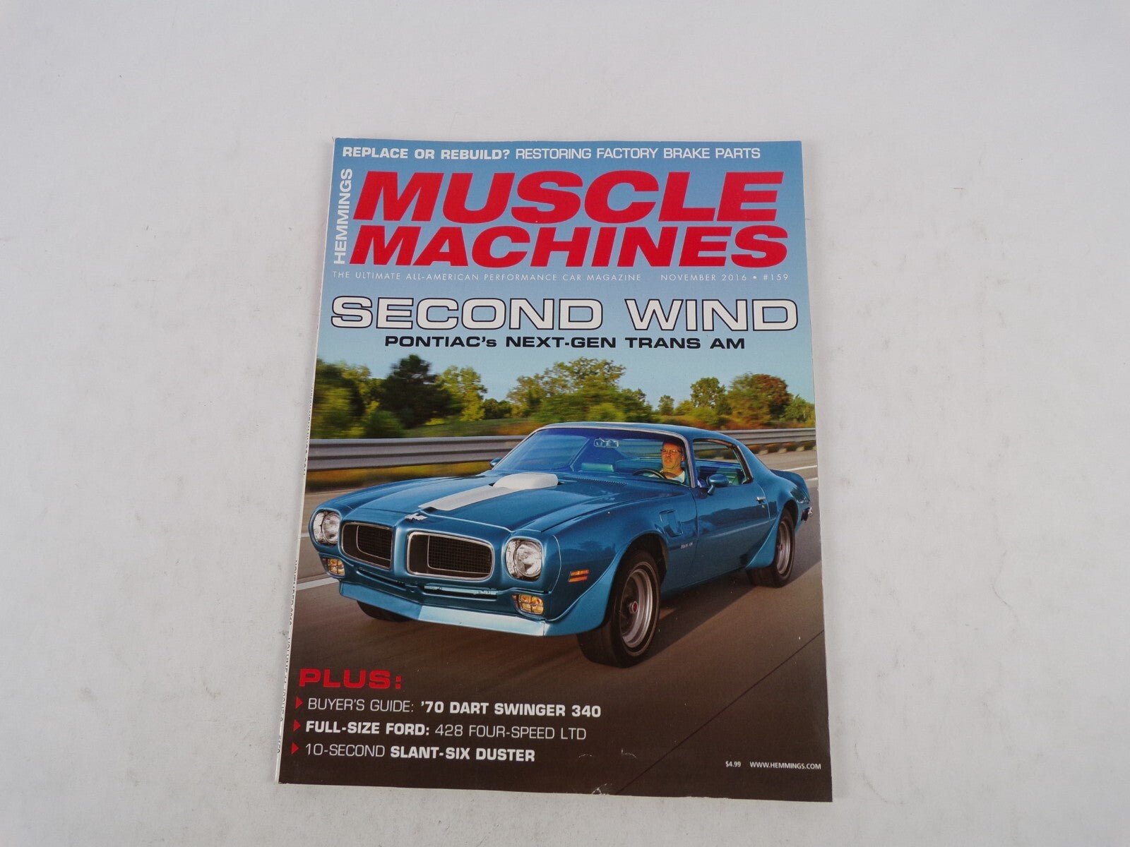 November 2016 Muscle Machines Magazine Second Wind Pontiac's Next.Gen Trans AM