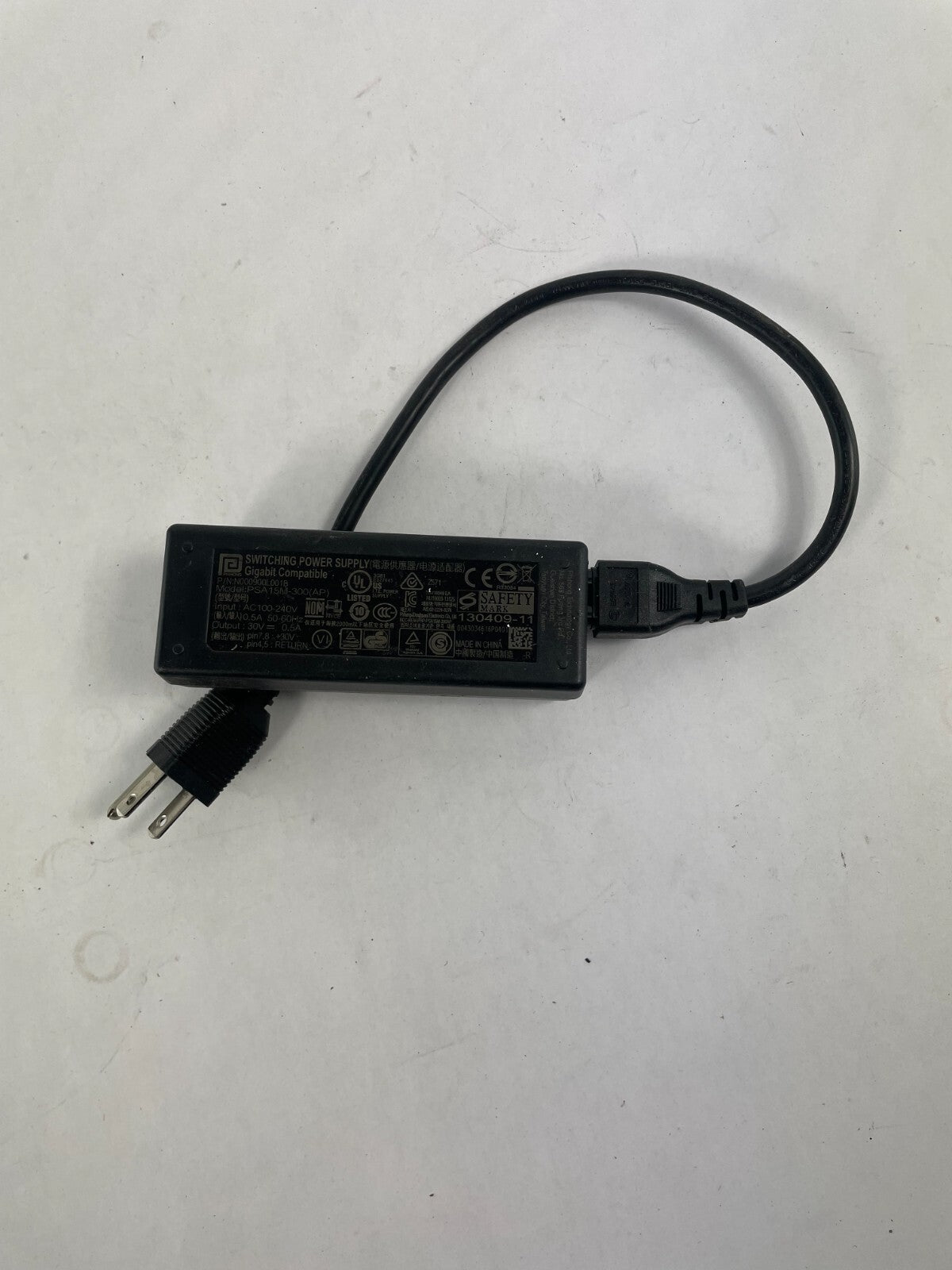 Geniune Phihong PSA15M-300 (AP) Output 30 V 0.5 A Power Supply Adapter B01