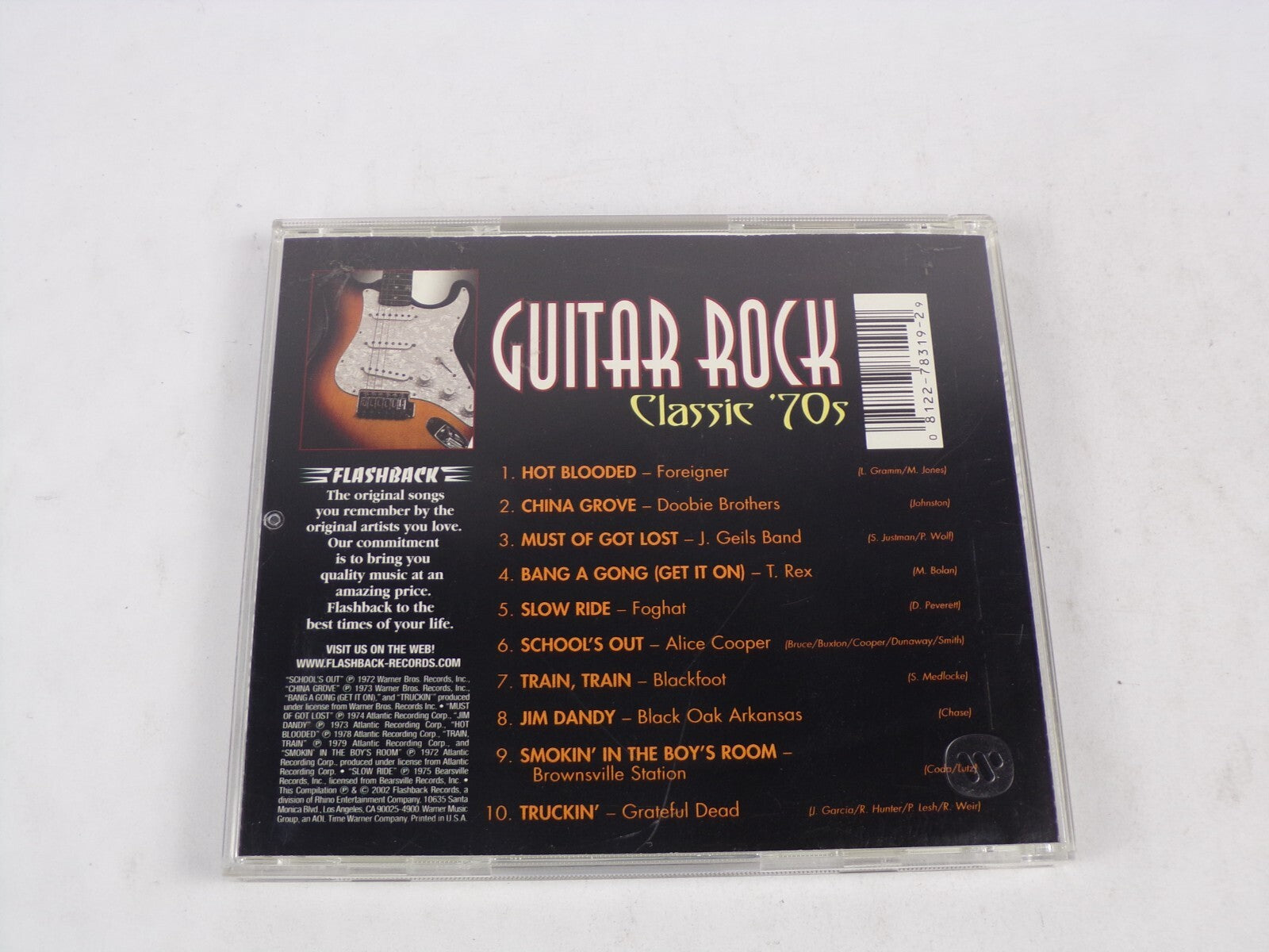 Guitar Rock Classic "70s Graterful Dead Foreigner Deebie Brothers Alice CD#53