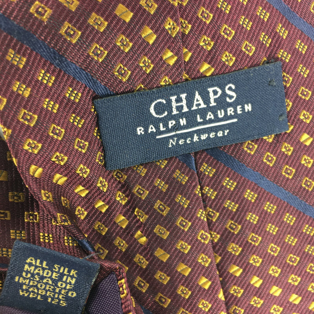 Genuine Chaps 100% Silk Handmade Stylish Formal/Casual Tie Multi Coloured